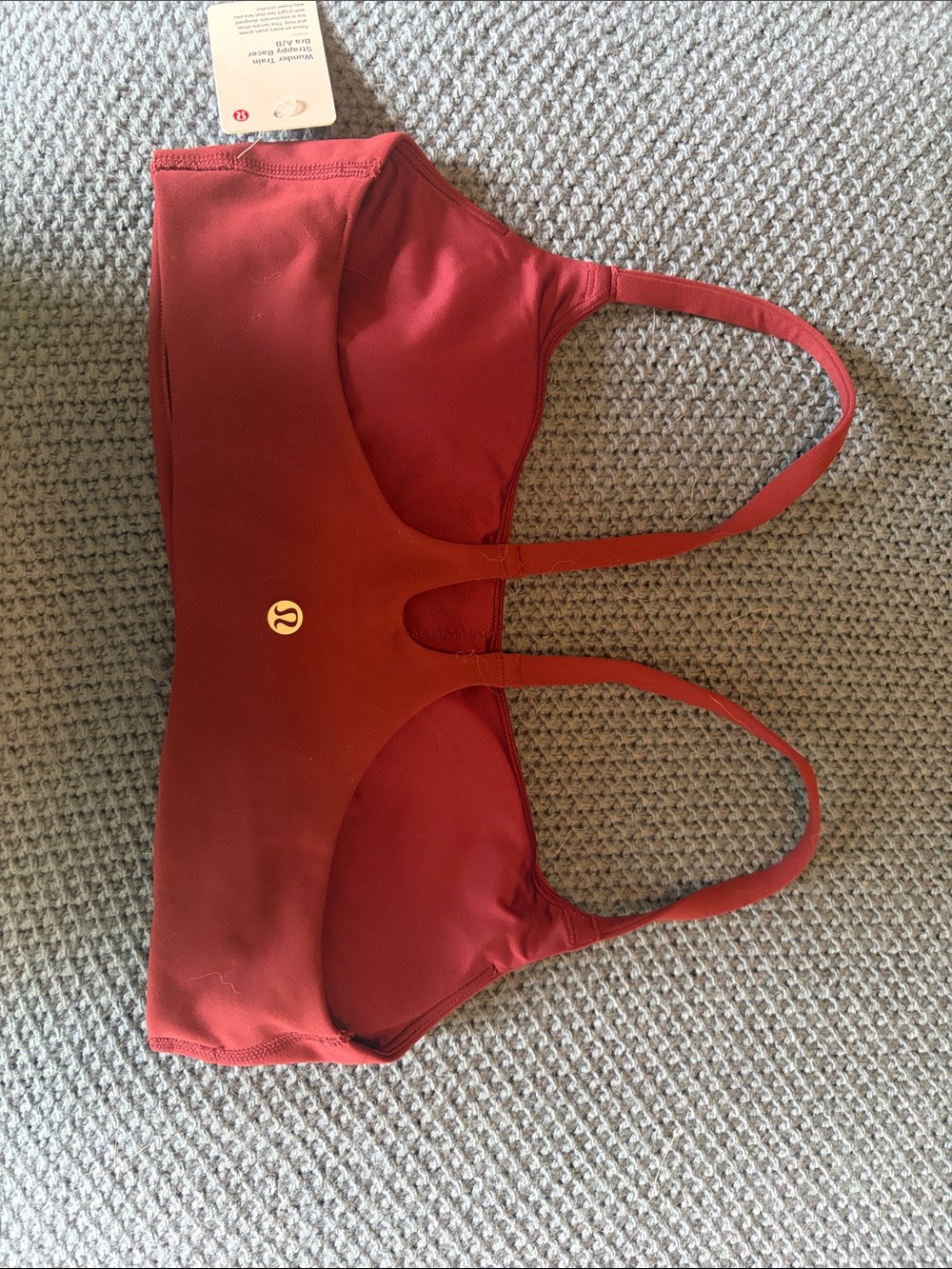 lululemon athletica Burgundy Strappy Sports Bra - Picture 3 of 3